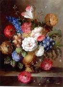 Floral, beautiful classical still life of flowers.091
